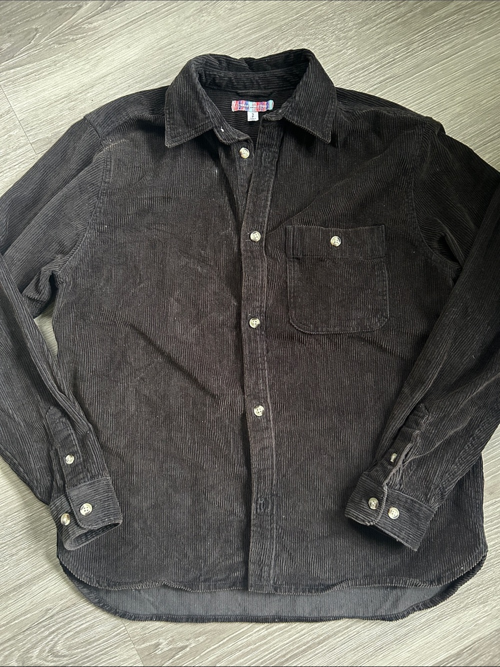 Urban Outfitters Men’s 100% Cotton Corduroy Button-Down Shirt